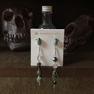 ✨SOLD✨ Cosett Rhodium Turquoise